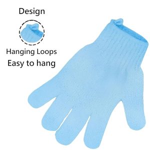 Get glowing skin with these bamboo exfoliating gloves! Say goodbye to ingrown hair and dead skin for a spa-like experience in the shower. Perfect for exfoliating and massaging your way to smooth, radiant skin. 💙 #sk