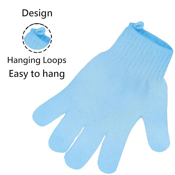 Get glowing skin with these bamboo exfoliating gloves! Say goodbye to ingrown hair and dead skin for a spa-like experience in the shower. Perfect for exfoliating and massaging your way to smooth, radiant skin. 💙 #sk