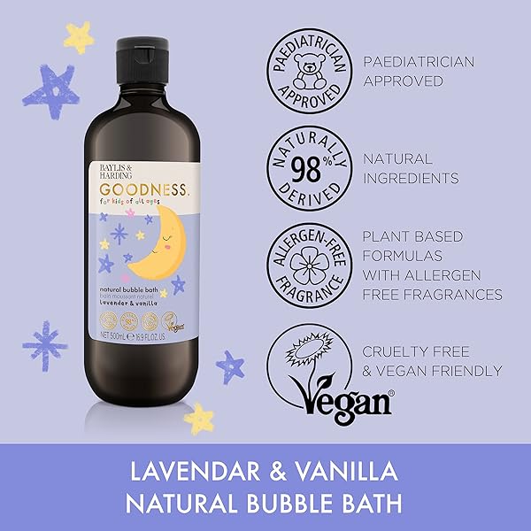 🌿✨Get ready for an epic bubble bath experience with this lavender & vanilla goodness! Made for kids, but adults love it too! 🛁💕 #vegan #bubblebath