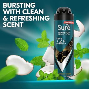 Stay fresh and active all day with this powerful anti-perspirant deodorant spray! With MotionSense technology for nonstop protection against sweat and odour for up to 72 hours. Perfect for any sporty guy on the go!