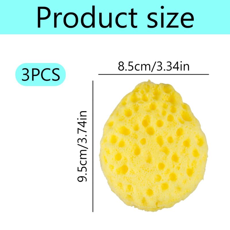 "🚿 Get that spa feeling at home with these 3 soft honeycomb bath sponges! Perfect for adults and kids, in 3 fun colors to make bath time a breeze! #bathsponges #bodycare"
