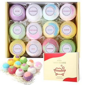 Indulge in a Luxurious Spa Experience with these Handmade Bath Bombs! Packed with Essential Oils and Marvelous Salts to Moisturize Skin and Relieve Stress. Perfect Romantic Gifts for Anyone Special in Your Life!