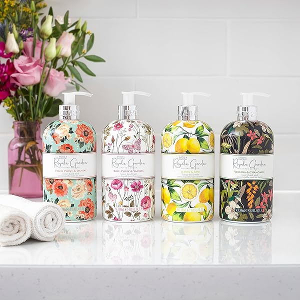 🌿🌼 Luxe Hand Wash Bundle 🌼🌿 6 Bottles of Vegan-Friendly Verbena & Chamomile Hand Wash! Keep your hands soft and smelling fresh with this garden-inspired formula! #hand