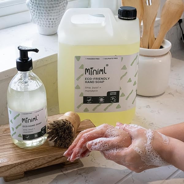 5L of Lime, Basil & Mandarin Hand Soap - Gentle on Skin, Vegan & Cruelty Free! Perfect for soft, sensitive skin care. 🌿🍋 #handsoap #veganbeauty