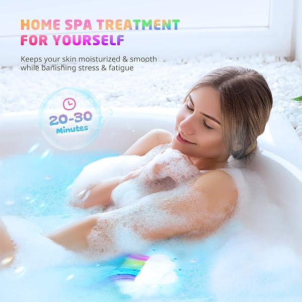 fa5d47df06f9420bbd5fefae37f6ee9etplv-tulkllf4y5-origin-jpeg.jpeg 🌈✨ Sparkle up bath time with Cloud Rainbow Bath Bombs! 🛁 2 XL handmade bombs make bubbles pop for a magical multi-colour experience! 🎁 Perfect for birthdays, Christmas, or just because!