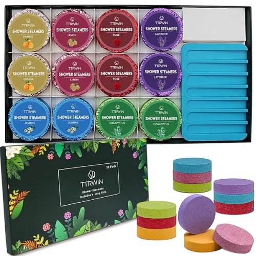 🚿 Transform Your Shower Routine with 12 Aromatherapy Shower Steamers! 💫 Indulge in Strong Scents and Relaxation with this Luxury Gift Set 🎁 Perfect for Self Care and Spa Vibes! #Sh