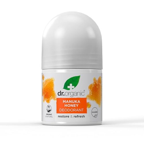 🍯 Natural Manuka Honey Deodorant for Men & Women! Aluminum-free, cruelty-free, and organic. Stay fresh all day with this paraben & SLS-free formula. 50ml size, packaging may vary. #Clean