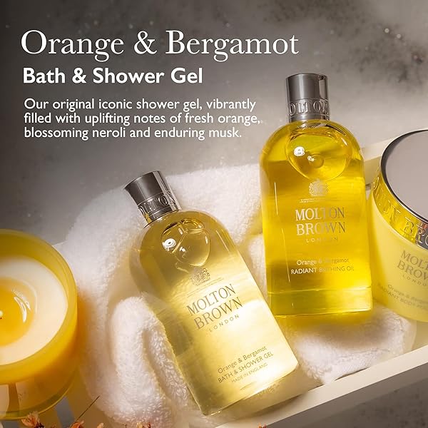 🍊🚿 Elevate your shower routine with this zesty Orange & Bergamot Bath Gel! Perfect for a refreshing cleanse and fruity fragrance boost! #showeressential #zestyfresh