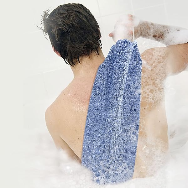Get that spa-like shower experience at home with this Double-Sided Back Scrubber! 🚿 Say goodbye to hard-to-reach spots and hello to smooth, glowing skin. Perfect for both men and women! #showergoals #exfol