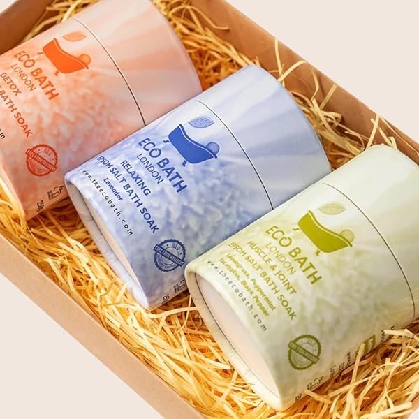 Ultimate Bath Time Bliss! 🛁💫 Pamper yourself with this Epsom Salt Gift Set - 3 heavenly scents to soothe your muscles, relax your mind, and detox your body. The perfect gift for a spa