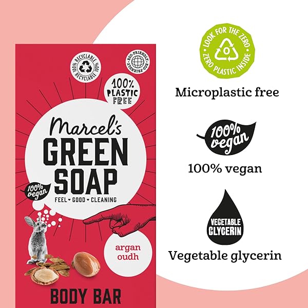 🌿 Eco-Friendly Body Bar! Save 3 bottles of shower gel with this vegan, biodegradable blend of Argan & Oudh. Perfect for a sustainable shower routine! #veganbeauty #ecofriendly #s