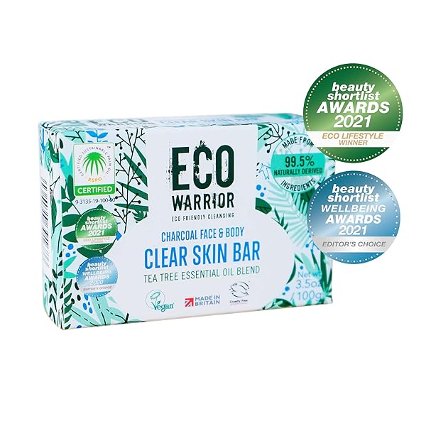 Get glowing skin with this vegan and cruelty-free soap bar! 🌿 Say goodbye to SLS and parabens while enjoying the benefits of moisturizing charcoal, grapeseed oil, and antibacterial tea tree essential oil. Plus, it's