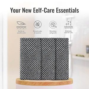 🌿 Level up your skincare routine with this Japanese exfoliating towel! 🧖‍♀️ Say goodbye to dead skin and hello to soft, smooth skin with this extra long washcloth. The 3D texture and fluffy foam