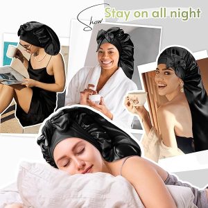 ffb1c502da4a423eaa5425dec39d7076tplv-tulkllf4y5-origin-jpeg.jpeg Silky Smooth Sleep Cap for Extra Long Hair! Say Goodbye to Frizz and Tangles with this Satin Bonnet! Perfect for Long Curly Hair, Braids, Locs, and Dreadlocks! Available in Chic Black!